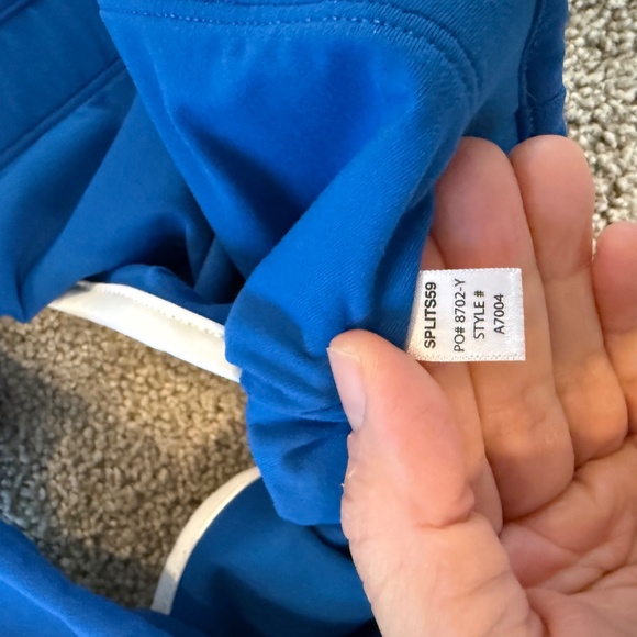 Splits59 NWT SET: Easton Rigor High-Waist Legging and Cait Rigor Bra Blue Small - Picture 11 of 12